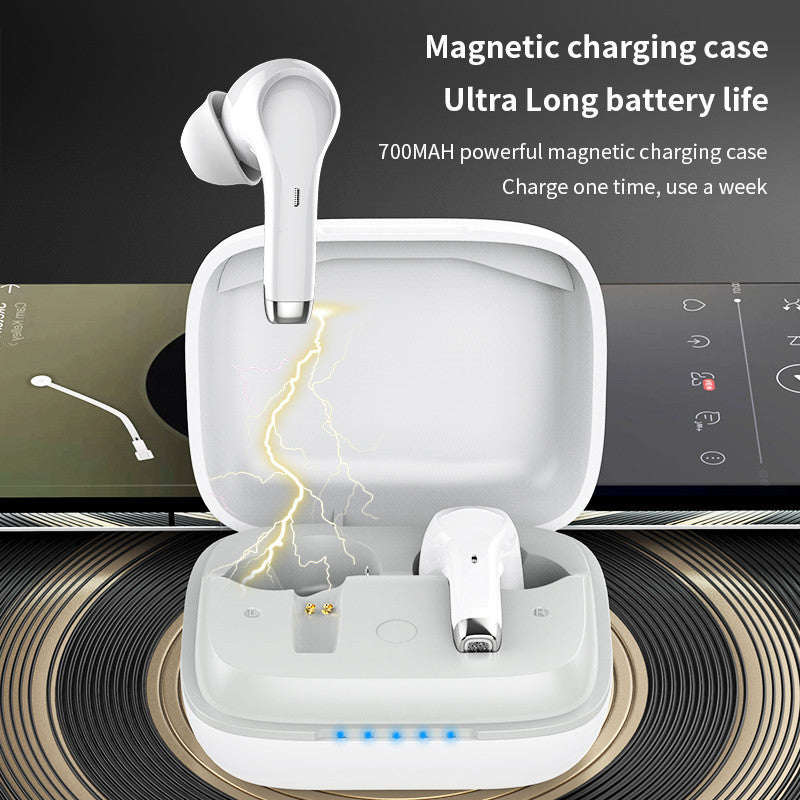Bluetooth 16-channel digital hearing aid with magnetic charging case and long battery life